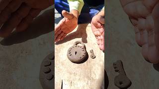 আজ মাটির চাবি তালা বানালাম🤨 #art #clay #pottery #shorts #viral #minivlog