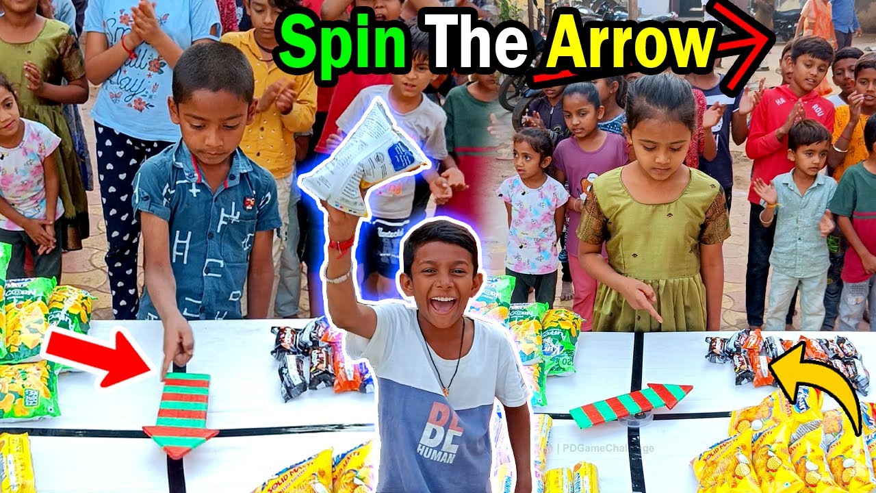 Spin The Arrow Challenge Spin And Win Game With Village Kids Youtube