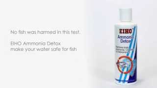 EIHO Ammonia Detox make water safe for fish keeping