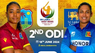 🔴 LIVE | 2nd ODI - West Indies Women's Tour of Sri Lanka 2024