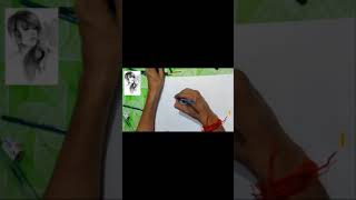 Sad girl moking drawing | How to draw | smoking drawing | sad girl | Heart touching #shorts