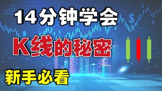 【K线秘密】14分钟学会K线的秘密，新手必学|想要股市赚钱，一定要学会K线  #k线  #技术分析教学  #k线图