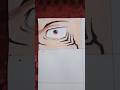 Eyes drawing sukuna #shorts #viralshorts #artist