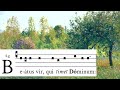 Psalm 111 - Psalm tone 4g - Latin Gregorian Chant -  Beátus vir, qui timet Dóminum