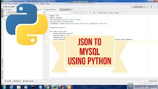 Import your JSON file to MYSQL DATABASE using python