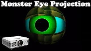 🎃 Single Monster Eye Halloween Animated Eyes 1 Hour loop