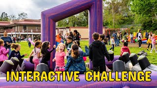 Reaction Attraction Interactive Challenge Activity for Corporate Company Picnics and School Fairs