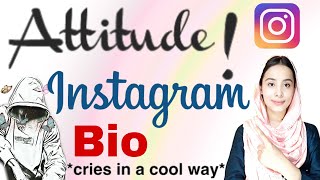 Top 5 Instagram Attitude Bio Ideas For Girls With Explanation In Hindi