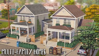 Multi-Family Homes 🏡...(Sims 4 Speed Build)