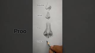 how to draw a nose👃😱🔥#art #youtubeshorts #shorts #@ArtwithBir_9