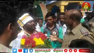 காவல்துறை அச்சுறுத்தல் தடைகளை கடந்து கழுகுமலை