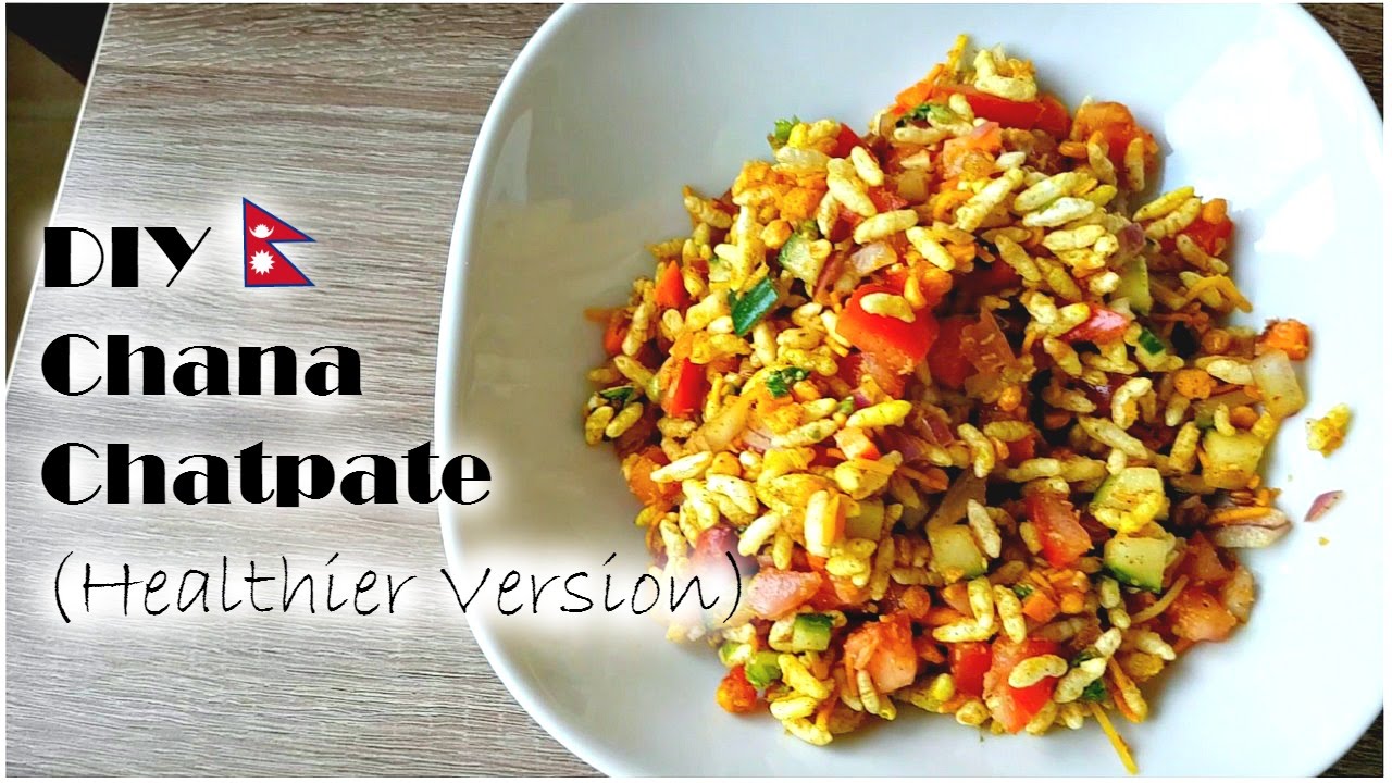 Chatpate Nepali Street Food Recipe Healthier Version Diy Youtube