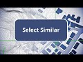 TBC - Select Similar - Surface Modeling Edition Commands
