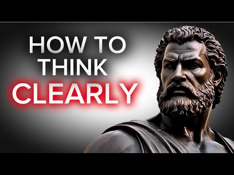 6 Stoic Lessons On The Art Of THINKING CLEARLY | STOICISM By Marcus ...