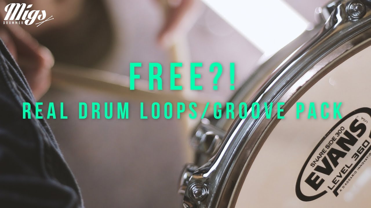 FREE Drum Loops & Grooves Pack - DOWNLOAD NOW - Migsdrummer - YouTube