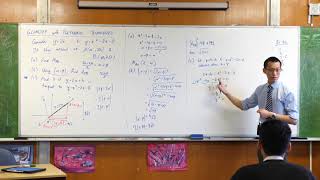 Geometry with Polynomial Techniques (3 of 3: Finding equation of a special tangent)