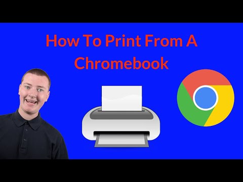 Как печатать с Chromebook