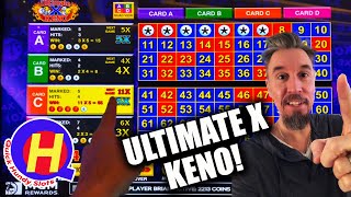 I Can't Quit Ultimate X KENO!  Trying for a Big Win