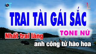 Karaoke Nhạc Sống - Trai Tài Gái Sắc Tone Nam - Công Minh Organ