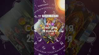 ЛЕВ ♌️ СОВЕТ ДНЯ 29 ЯНВАРЯ#гороскоп #таро #tarot #reels #100 #рек #shots #карты #картытаро