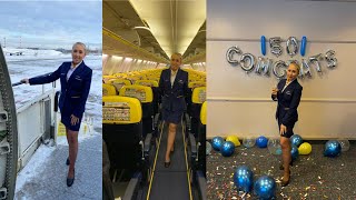 RYANAIR CABIN CREW TRAINING VLOG | PRACTICAL \u0026 WINGS CEREMONY