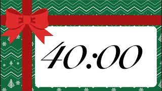 40 Minute Wrapped Present Holiday Timer (Bells at End)