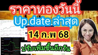 ราคาทองวันนี้ 14ก.พ 68 ราคาทองล่าสุดวันนี้ราคาทองคำ ราคาทองรูปพรรณวันนี้ราคาออสสิริสราคาฮั่วเซ่งเฮง