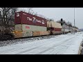 norfolk southern freight trains at lewistown pa 02 11 2025