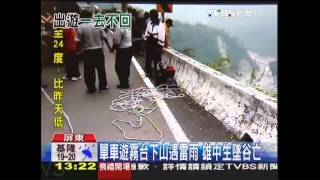 單車遊霧台下山遇雷雨　雄中生墜谷亡