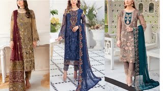 ♥️Ramsha latest chiffon collection🎉 2023🎉