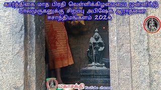 கார்த்திகை மாத பிரதி வெள்ளிக்கிழமையை முன்னிட்டு  கந்த பெருமாளுக்கு சிறப்பு அபிஷேக ஆராதனை |மகாசக்தி