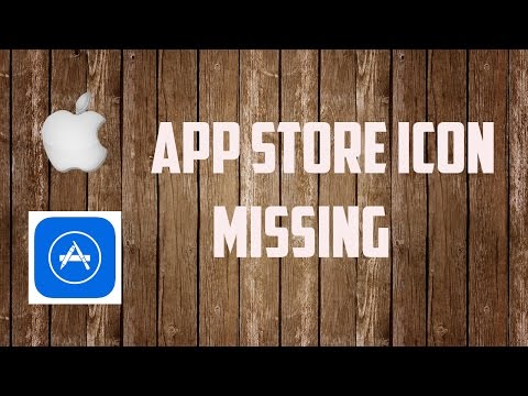 App store icon: App store icon missing from iPhone/iPad App store icon: App store icon missing from iPhone/iPad