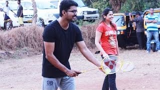 Vijay 59 Shooting Spot: Ilayathalapathy Vijay and Atlee playing Badminton