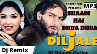 Shaam Hai Dhuan Dhuan (Dj Remix) | Diljale | Hindi Old Remix Song | Shayar Hits