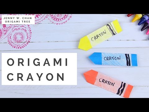 How to Make Crayons! Paper Crafts for Kids - Origami Crayon DIY How to Make Crayons! Paper Crafts for Kids - Origami Crayon DIY