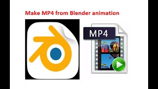 Export and Render mp4 file from BLENDER  animation | Creat video from blender | output video blender