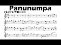 Panunumpa Carol Banawa Flute Violin Sheet Music Backing Track Play Along Partitura