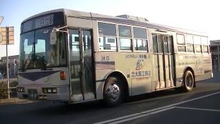 【年式・大きさ・デザイン様々！】朝の駅を発着する路線バス達！【茨城県日立駅】