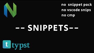 Based snippet configuration