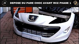 DEPOSE DU PARE CHOC AVANT RCZ - REMOVAL OF THE FRONT BUMPER PEUGEOT RCZ