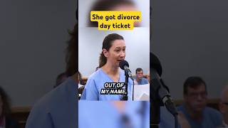 She got the tickets on the divorce day. #tv #tvshow #judge