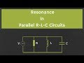 Resonance in Parallel RLC Circuit Explained