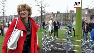 Crown Prince Willem-Alexander takes part in tree planting ceremony