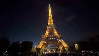 Watch the Eiffel Tower sparkle at night I France | Paris
