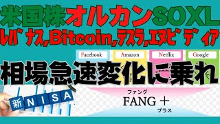 オルカン,SOXL,レバナス,Bitcoin,テスラ,エヌビディア,FANG+😀CPI通過チャンス来た!😀年率100%超の衝撃投資手法は概要欄からDMMオンラインサロンorすごい投資スクールへGO!