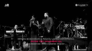 MUJHE TERI MOHABBAT KA - MADHU LALBAHADOERSING \u0026 IRFAAN BOEDHRAM - (LIVE 2019)