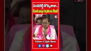 బిడ్డా రేవంత్.. పండబెట్టి తొక్కుతా #KCR Comments on CM Revanth Reddy #youtubeshorts #shortvideo #ytt