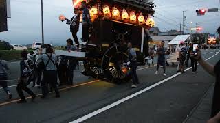 山名神社天王祭 2019 最終日全屋台上飯田からお宮へ　2/2