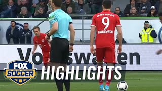 VfL Wolfsburg vs. Bayern Munich | 2016-17 Bundesliga Highlights