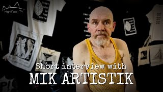 Short interview with Mik Artistik (of Mik Artistik's Ego Trip), at The Commercial Inn, Glossop.